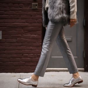 NWT Banana Republic Avery Pant in Metallic Tweed